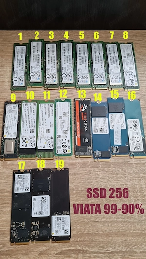 SSD-uri NVMe M.2   Gen 3   Gen 4   256GB   512GB