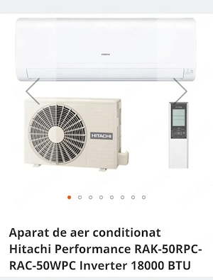 Unitate interioară aparat de aer conditionat Hitachi Performance RAK-50RPC