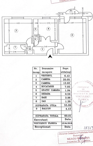 Proprietar | 2 Camere Decomandat, 60 mp | Str. Banul Udrea (Mall Vitan) | Etaj 6 din 8, Renovat - imagine 9