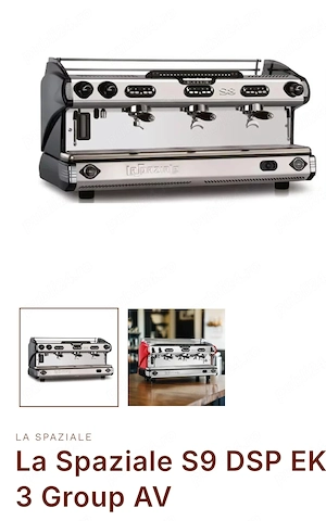 Mașină profesională cafea LaSpaziale S9