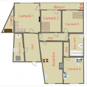 Apartament 4 camere, Ampoi 2  - imagine 3