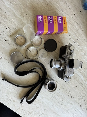 Leca IIIb + Summaron 35mm f3.5 + Sumar 50mm f2