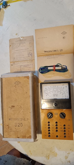 Aparat de masura vintage T20,inca functional