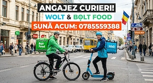 Curieri   Livratori Bolt Food & Wolt | Comision DOAR 5%