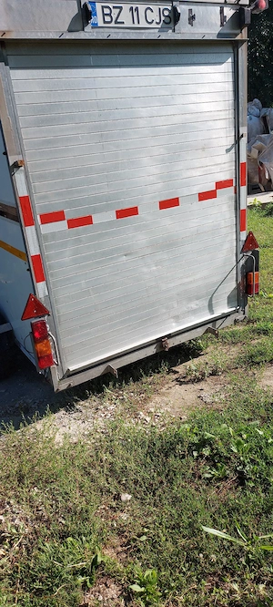vând remorca 2 axe cu sistem de frânare propriu de 1500kg greutate max. dimensiuni : vezi foto! - imagine 5
