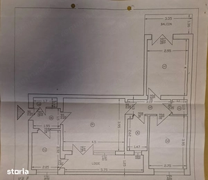 Apartament 3 camere   Bld. Uverturii | Prima închiriere după renovare - imagine 13