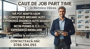 Caut job part Time Râmnicu Vâlcea 