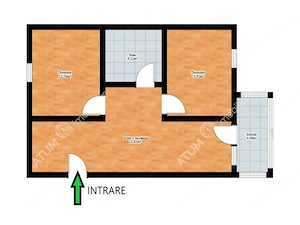 Apartament modern 3 camere balcon loc parcare in Selimbar Sibiu - imagine 7