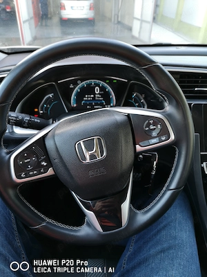 Honda Civic Sedan Elegance Navi 182 cp prim proprietar - imagine 5