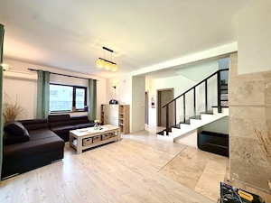 Duplex cu perete dublu, 108 mp utili, 303 mp teren - Dumbravita, zona Kaufland  - imagine 3