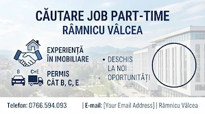 Caut job part Time Râmnicu Vâlcea  - imagine 2