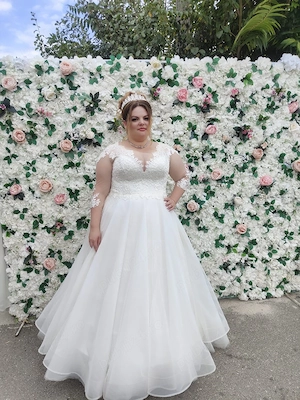 rochie mireasa comoda marime mare