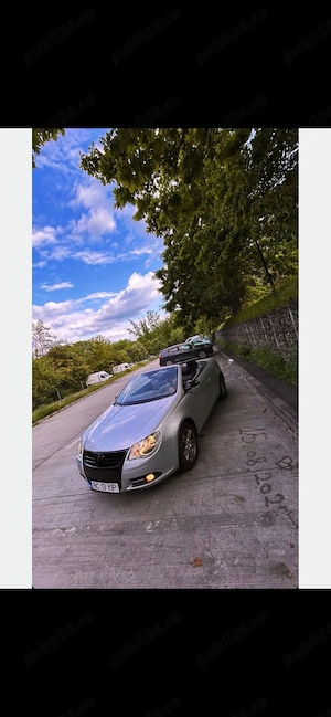 Vând VW Eos 2, 0 benzină FSI 150 cp din 2006 , cabrio,2500 euro neg ! - imagine 7