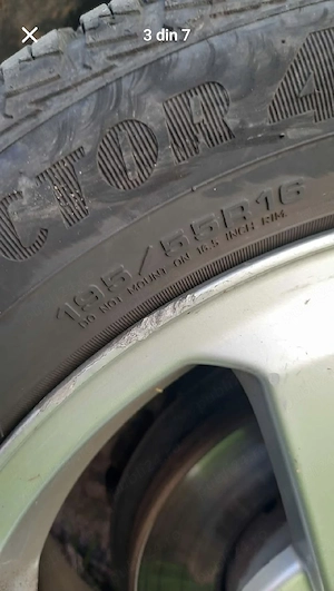 Vând 4 anvelope 195 55 16 Goodyear Allseason DOT5020  - imagine 3