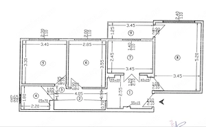Apartament 3 camere Gorjului 3 4, decomandat, 71mp, 1984, - imagine 8