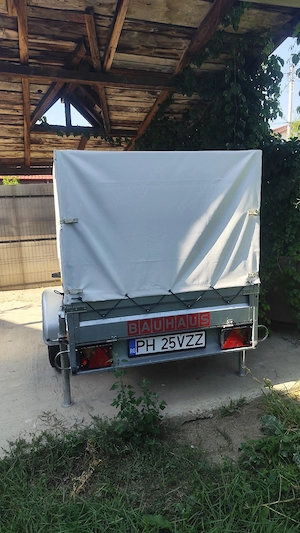 Remorca STEMA 750kg Bauhaus 2014 ITP nou 5000km PH - imagine 10
