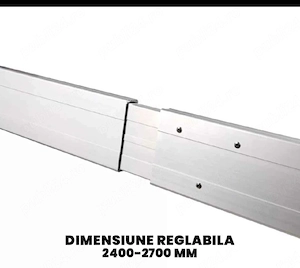 Vând 2 seturi bară fixare marfă aluminiu HEFFA!!!NOI!!! lungime reglabilă  - imagine 2