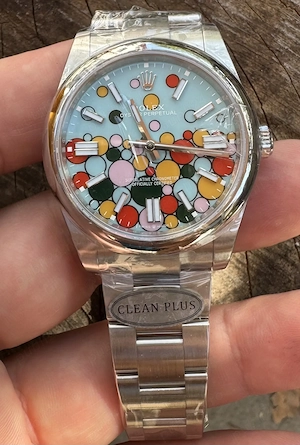 Rolex Oyster Perpetual 41mm 124300 SS SS Bubbles CLEAN PLUS DD3230