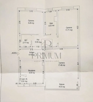 COMPLEX STUDENTESC - PARTER - RENOVAT - 3 CAMERE - 2 BAI - INCALZIRE PARDOSEALA - BALCON - imagine 4