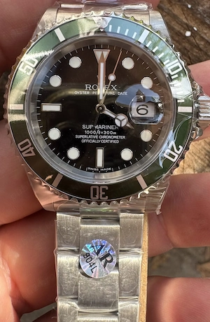 Rolex Submariner 40 mm VINTAGE 16610LV 904L Black TMF 3135
