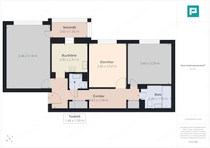 Apartament 3 camere, 64 mp, Str. Aluminei, Oradea - imagine 10