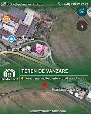 Teren intravilan zona Bariera Brailei R.A.R 38.000mp Pret: 15 mp neg.