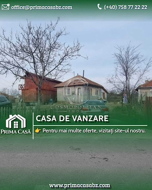 Casa in Suditi Posta Calnau (12km de Buzau) teren 1111mp Pret: 27.000 Euro