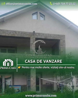Proprietate deosebita in Spataru/BZ ~ SC-240mp si teren 1000mp ~ Pret: 150.000€