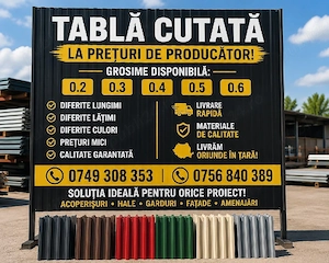 Tabla de vânzare la cel mai bun pret 