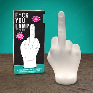 Lampă Decorativă Gift Republic F* You Silicon cu Touch   Veioză LED Originală Cadou Amuzant Modern
