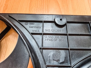 Electroventilator Radiator Original VW 1K0121207T Golf 5 Golf Plus Jetta Passat Touran Audi Seat Sko - imagine 4
