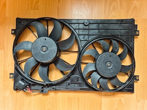 Electroventilator Radiator Original VW 1K0121207T Golf 5 Golf Plus Jetta Passat Touran Audi Seat Sko - imagine 3