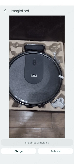 Robot aspirator cu mop I Hunt,nou