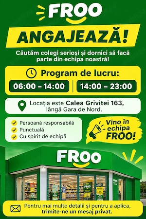 Lucrator comercial FROO