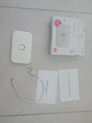 Router modem de buzunar wi-fi Huawei E 5573, liber de rețea - imagine 3