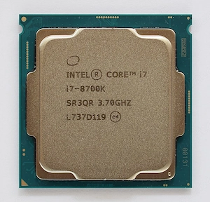 Procesor Intel i7-8700k HexaCore 4.70Ghz 12Mb SmartCache LGA1151 SR3QR