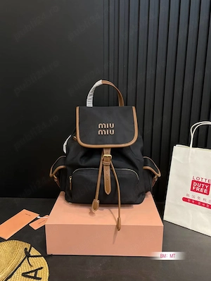 Miu Miu rucsac de damă, piele naturală