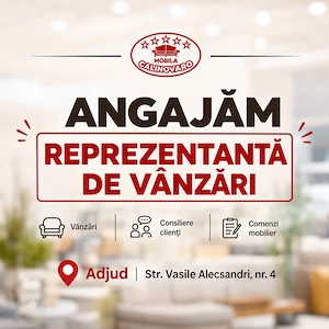 Angajam Reprezentanta de Vanzari in Adjud