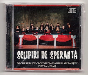 cd sclipiri de speranta orchestra de clopote mesagerii sperantei piatra neamt nou original in tipla 