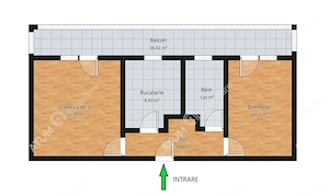 Apartament cu 2 camere decomandate etaj 1 zona Pictor Brana - imagine 8