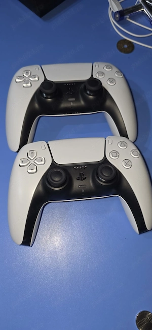 2 X Controller Wireless PlayStation 5 (PS5) DualSense V2, White noi nefolosite