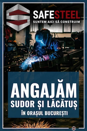 SafeSteel angajează sudori și lăcătuși - București