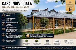 Vând casă Slobozia Conachi 95900Euro - imagine 4