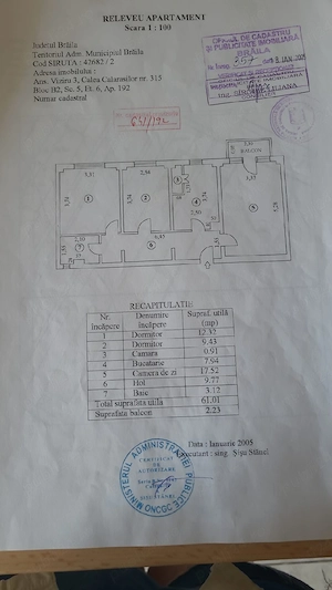 Apartament 3 camere  - imagine 5