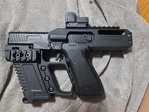 SSE18 Carabine kit miner frontal si Open Universal holster MK2