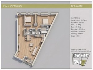 3 camere, Nerva Traian, Metrou Timpuri Noi - imagine 10