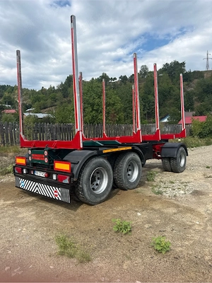 Camion Forestier Man TGS 28.440 4x6 macara epsilon  - imagine 8