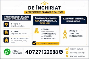 Apartament LUX- 2 camere, PET Friendly , ULTRACENTRAL, langa Hotel IBIS-DUNAREA - imagine 2