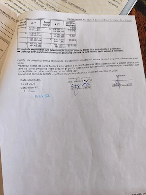 Teren extravilan Ocna Sibiului 