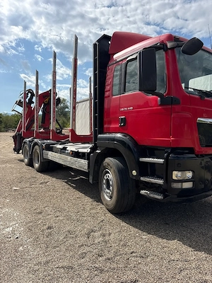 Camion Forestier Man TGS 28.440 4x6 macara epsilon  - imagine 2